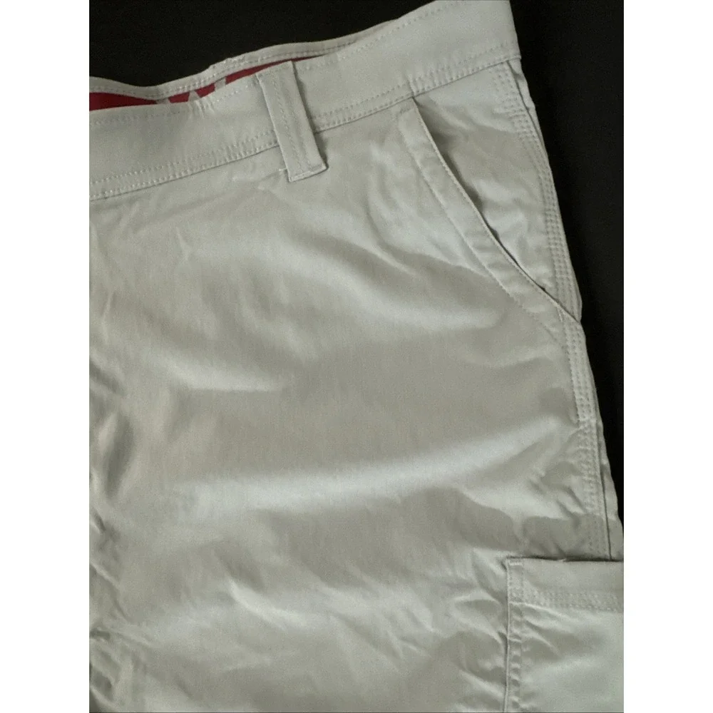 WRANGLER Cargo Shorts Sz 48 Gray Stretch‎ Utility Pocket Hiking Outdoor
